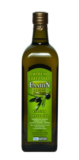 ELEON: Virgin olive oil 1ltr glass bottle